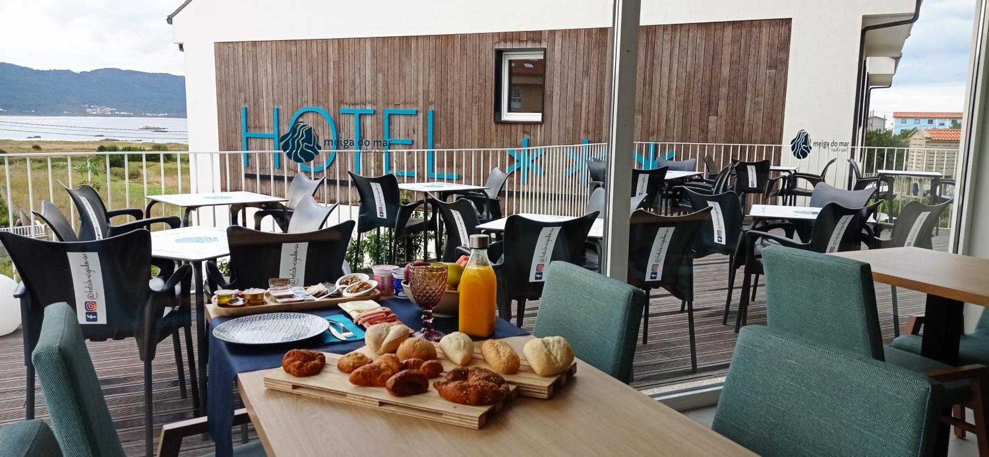 Hotel Spa Meiga Do Mar Caldebarcos Εξωτερικό φωτογραφία